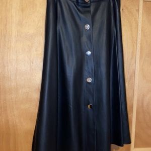 Leather skirt